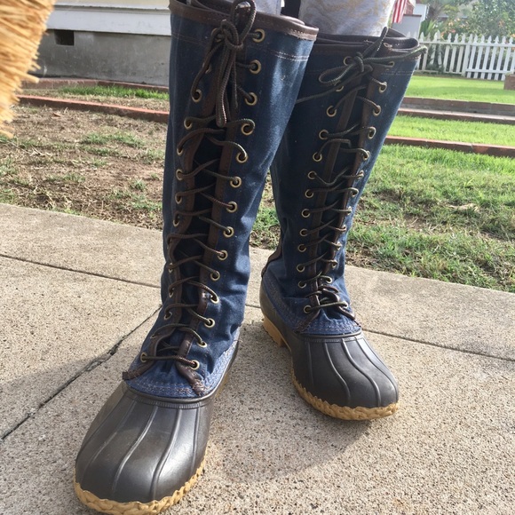 ll bean 16 inch boots shearling lined